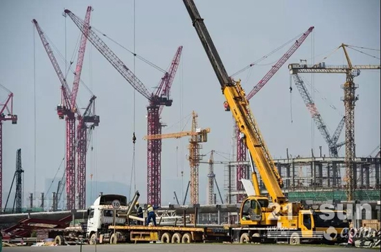 徐工成套産品助力港珠澳大橋建設(shè)